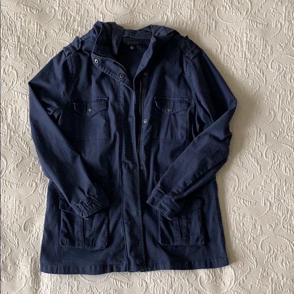 Navy Cargo Jacket